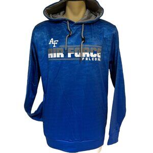 NEW Air Force Falcons Colosseum Athletics Blue Hooded Sweatshirt Men's L